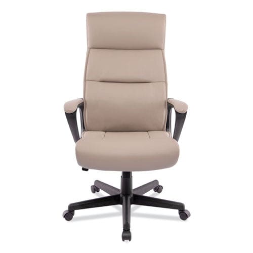Alera Alera Oxnam Series High-back Task Chair Supports Up To 275 Lbs 17.56 To 21.38 Seat Height Tan Seat/back Black Base - Furniture -