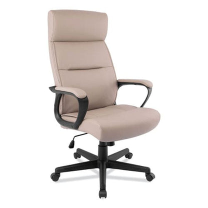 Alera Alera Oxnam Series High-back Task Chair Supports Up To 275 Lbs 17.56 To 21.38 Seat Height Tan Seat/back Black Base - Furniture -