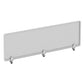 Alera Polycarbonate Privacy Panel 47w X 0.5d X 18h Silver/clear - Furniture - Alera®