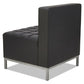 Alera Alera Qub Series Armless L Sectional 26.38w X 26.38d X 30.5h Black - Furniture - Alera®