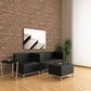 Alera Alera Qub Series Corner Sectional 26.38w X 26.38d X 30.5h Black - Furniture - Alera®