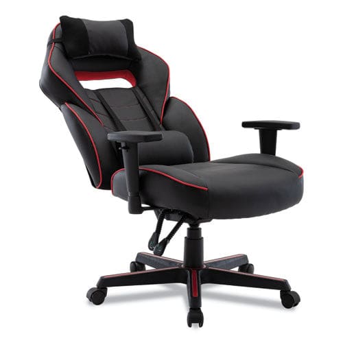 Alera Racing Style Ergonomic Gaming Chair Supports 275 Lb 15.91 To 19.8 Seat Height Black/red Trim Seat/back Black/red Base - Furniture -