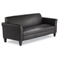 Alera Alera Reception Lounge Furniture 3-cushion Sofa 77w X 31.5d X 32h Black - Furniture - Alera®