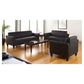 Alera Alera Reception Lounge Sofa Series Club Chair 35.43 X 30.7 X 32.28 Black Seat Black Back Black Base - Furniture - Alera®