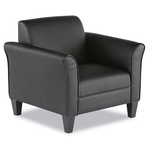 Alera Alera Reception Lounge Sofa Series Club Chair 35.43 X 30.7 X 32.28 Black Seat Black Back Black Base - Furniture - Alera®
