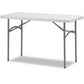 Alera Rectangular Plastic Folding Table 72w X 29.63d X 29.25h Gray - Furniture - Alera®