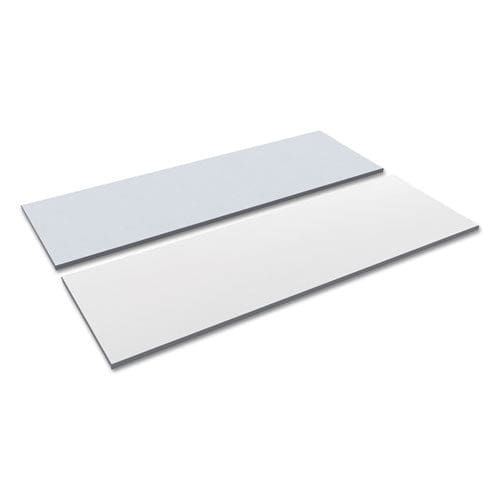 Alera Reversible Laminate Table Top Rectangular 71.5w X 23.63d White/gray - Furniture - Alera®