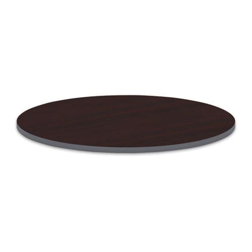 Alera Reversible Laminate Table Top Round 35.5 Diameter Medium Cherry/mahogany - Furniture - Alera®