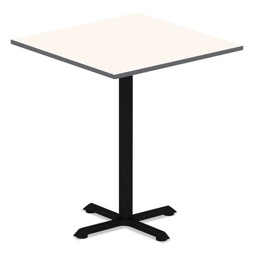 Alera Reversible Laminate Table Top Square 35.38w X 35.38d White/gray - Furniture - Alera®