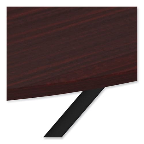 Alera Round Wood Folding Table 59 Diameter X 29.13h Mahogany - Furniture - Alera®