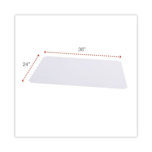 Alera Shelf Liners For Wire Shelving Clear Plastic 36w X 24d 4/pack - Furniture - Alera®