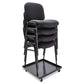 Alera Stacking Chair Dolly Metal 320 Lb Capacity 22.44 X 22.44 X 3.93 Black - Janitorial & Sanitation - Alera®