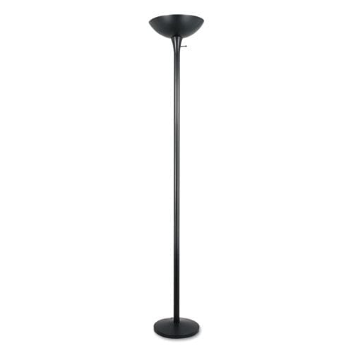 Alera Torchier Floor Lamp 12.5w X 12.5d X 72h Matte Black - Furniture - Alera®