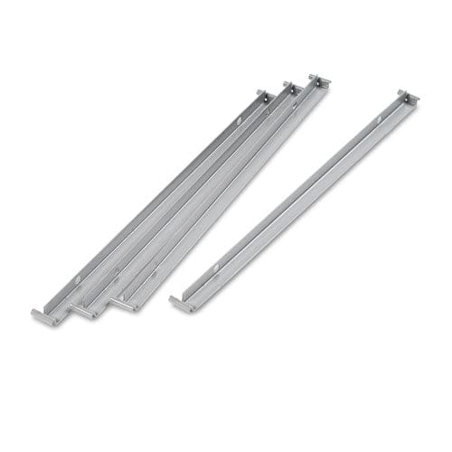 Alera Two Row Hangrails For Alera 30 And 36 Wide Lateral Files Aluminum 4/pack - Furniture - Alera®