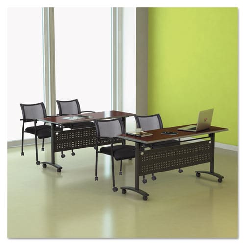 Alera Alera Valencia Flip Training Table Base Modesty Panel 57.88w X 19.75d X 28.5h Black - Furniture - Alera®