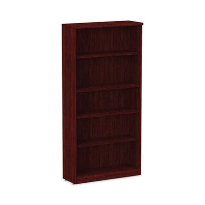 Alera Alera Valencia Series Bookcase Five-shelf 31.75w X 14d X 64.75h Mahogany - Furniture - Alera®