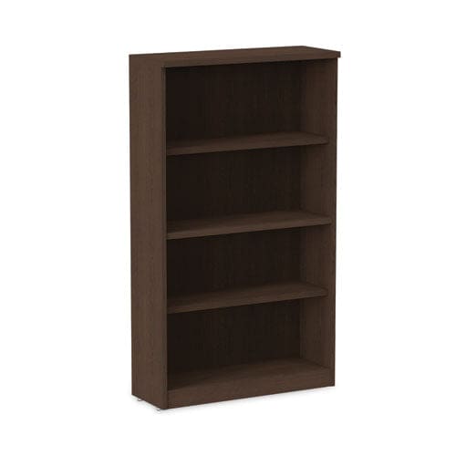 Alera Alera Valencia Series Bookcase Four-shelf 31.75w X 14d X 54.88h Espresso - Furniture - Alera®