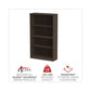 Alera Alera Valencia Series Bookcase Four-shelf 31.75w X 14d X 54.88h Espresso - Furniture - Alera®