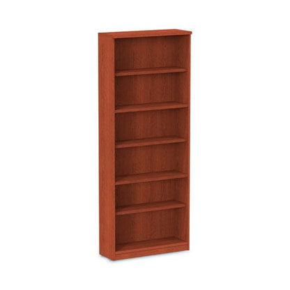 Alera Alera Valencia Series Bookcase Six-shelf 31.75w X 14d X 80.25h Medium Cherry - Furniture - Alera®