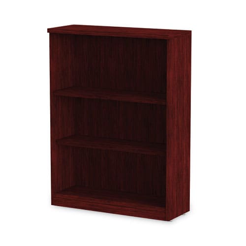 Alera Alera Valencia Series Bookcase Three-shelf 31.75w X 14d X 39.38h Mahogany - Furniture - Alera®
