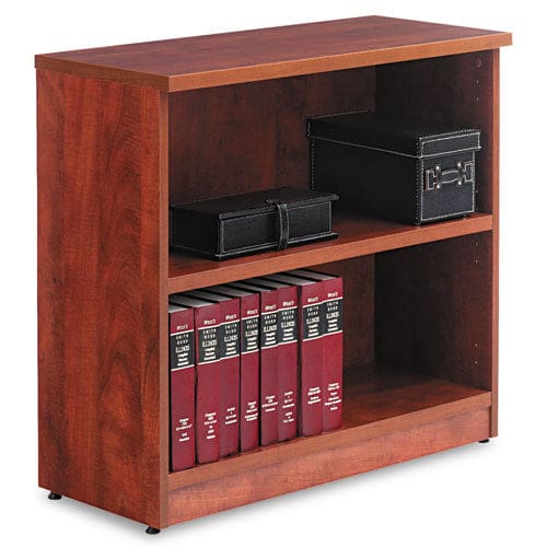 Alera Alera Valencia Series Bookcase Three-shelf 31.75w X 14d X 39.38h Med Cherry - Furniture - Alera®