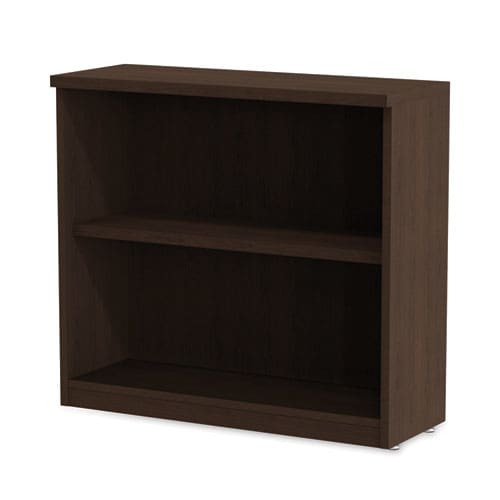 Alera Alera Valencia Series Bookcase Two-shelf 31.75w X 14d X 29.5h Espresso - Furniture - Alera®