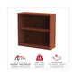 Alera Alera Valencia Series Bookcase Two-shelf 31.75w X 14d X 29.5h Med Cherry - Furniture - Alera®