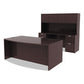 Alera Alera Valencia Series Bow Front Desk Shell 71 X 41.38 X 29.63 Espresso - Furniture - Alera®