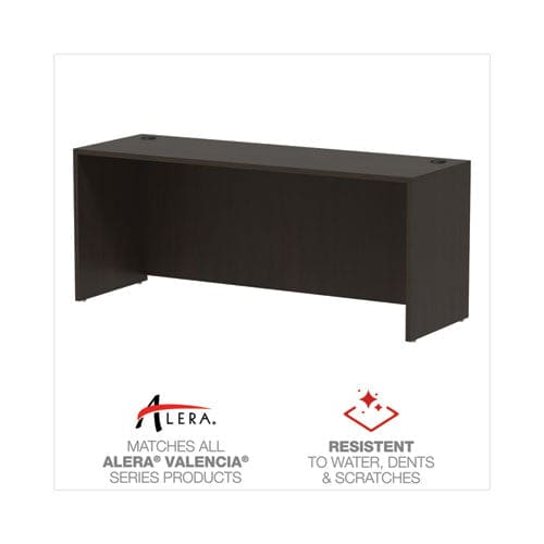 Alera Alera Valencia Series Credenza Shell 70.88w X 23.63d X 29.5h Espresso - Furniture - Alera®