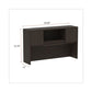 Alera Alera Valencia Series Hutch With Doors 4 Compartments 58.88w X 15d X 35.38h Espresso - Furniture - Alera®