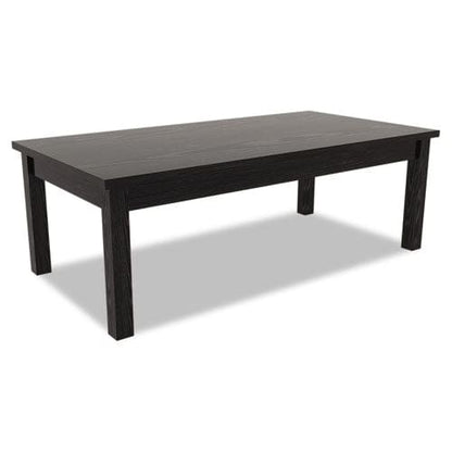 Alera Alera Valencia Series Occasional Table Rectangle 47.25w X 19.13d X 16.38h Black - Furniture - Alera®