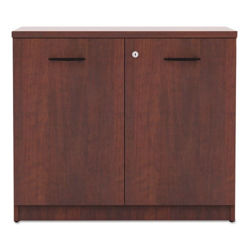 Alera Alera Valencia Series Storage Cabinet 34.13w X 22.78d X 29h Medium Cherry - Furniture - Alera®