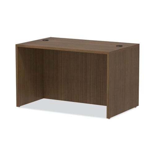 Alera Alera Valencia Series Straight Front Desk Shell 47.25 X 29.5 X 29.63 Modern Walnut - Furniture - Alera®