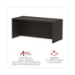 Alera Alera Valencia Series Straight Front Desk Shell 65 X 29.5 X 29.63 Espresso - Furniture - Alera®