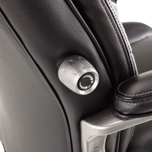 Alera Alera Veon Series Executive High-back Bonded Leather Chair Supports Up To 275 Lb Black Seat/back Graphite Base - Furniture - Alera®