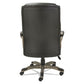 Alera Alera Veon Series Executive High-back Bonded Leather Chair Supports Up To 275 Lb Black Seat/back Graphite Base - Furniture - Alera®