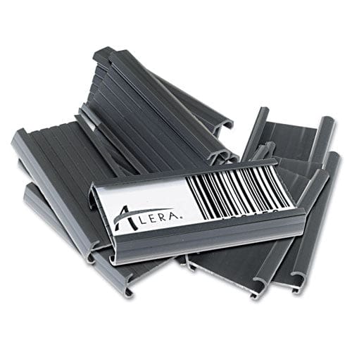 Alera Wire Shelving Shelf Tag Side Load 3 Long Gray 10/pack - Office - Alera®