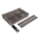Alera Wire Shelving Starter Kit Four-shelf 36w X 24d X 72h Black Anthracite - Office - Alera®