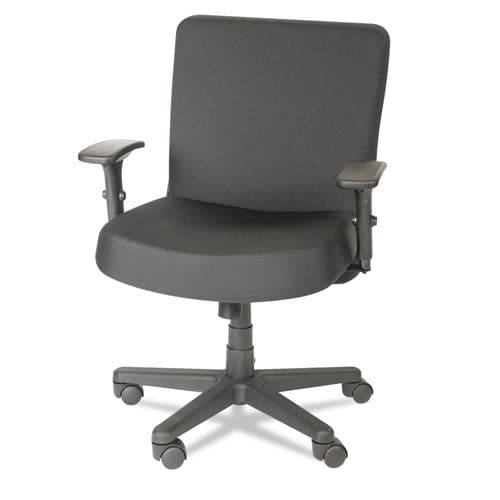 Alera Alera Xl Series Big/tall Mid-back Task Chair Supports Up To 500 Lb 17.5 To 21 Seat Height Black - Furniture - Alera®