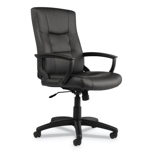 Alera Alera Yr Series Executive High-back Swivel/tilt Bonded Leather Chair Supports 275 Lb 17.71 To 21.65 Seat Height Black - Furniture -