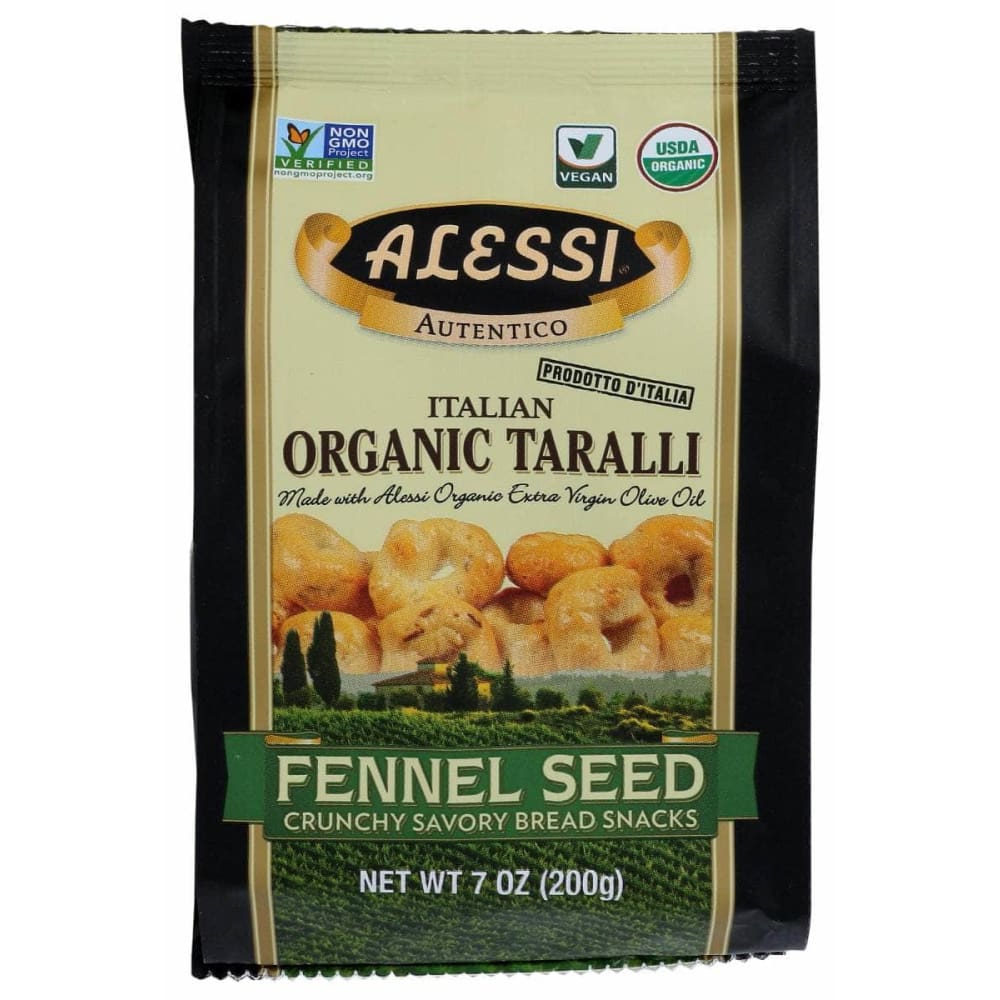 ALESSI ALESSI Italian Organic Taralli Fennel Seed, 7 oz