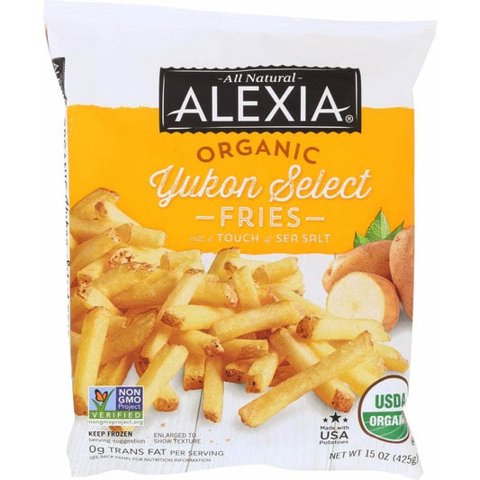 Alexia Alexia Foods Organic Yukon Select Fries with touch of Sea Salt, 15 oz