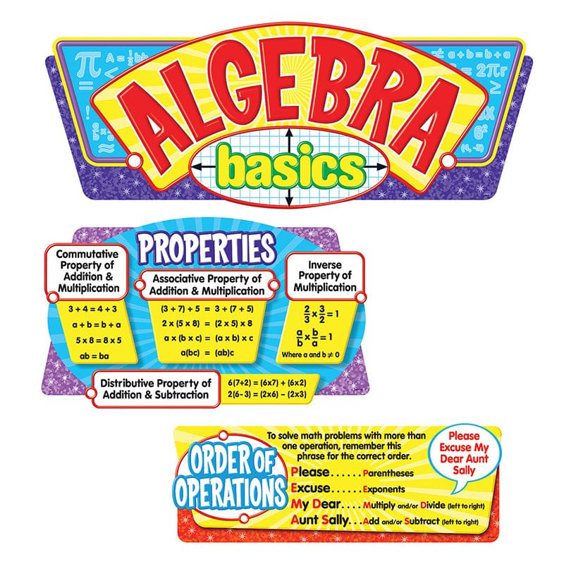 Algebra Basics Bbs (Pack of 3) - Math - Trend Enterprises Inc.