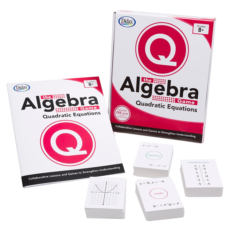 Algebra Gm Quadratic Equation Basic - Math - Didax
