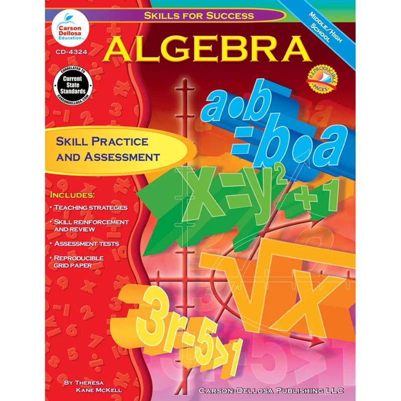 Algebra Skills For Success (Pack of 2) - Algebra - Carson Dellosa Education
