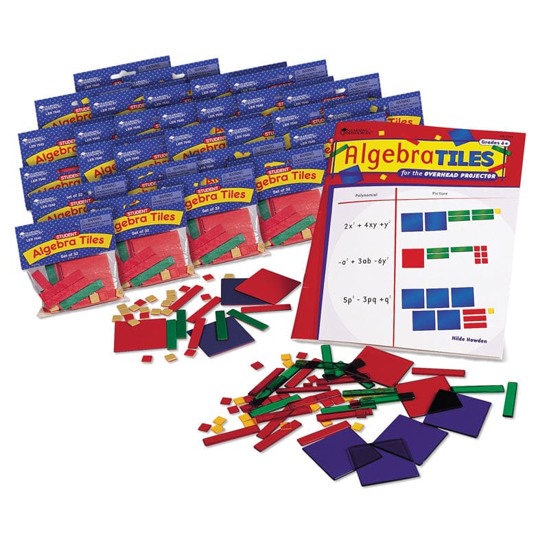 Algebra Tiles Classroom 30-Set 30 Student Sets - Algebra - Learning Resources