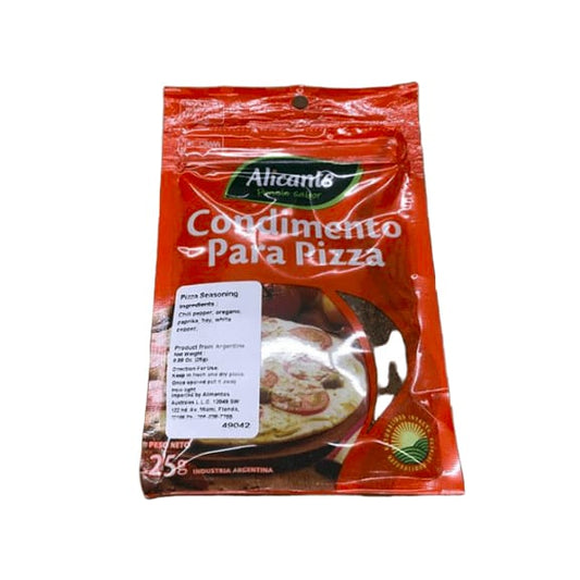 Alicante Especias y Condimentos (Condimento para Pizzas, 25 gr.) - ShelHealth.Com