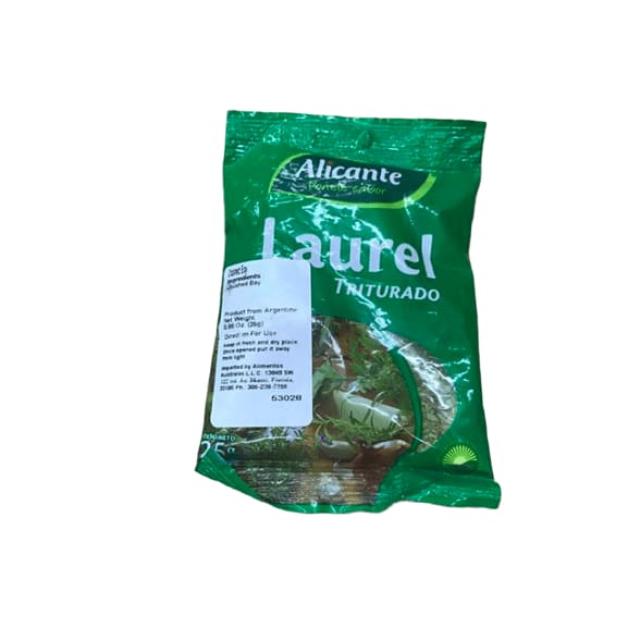 Alicante Especias y Condimentos (Laurel Triturado, 25 gr.) - ShelHealth.Com