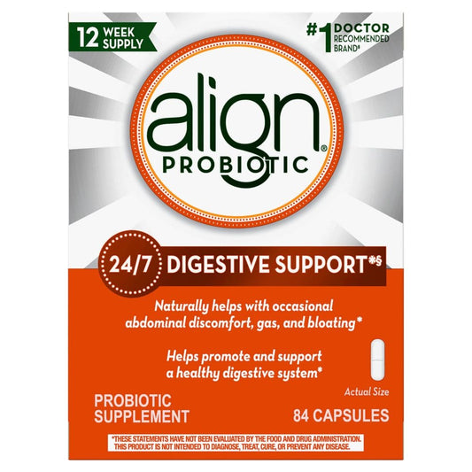 Align Probiotic Supplement for Daily Digestive Health (84 ct.) - HSA & FSA - Medicine Cabinet - Align