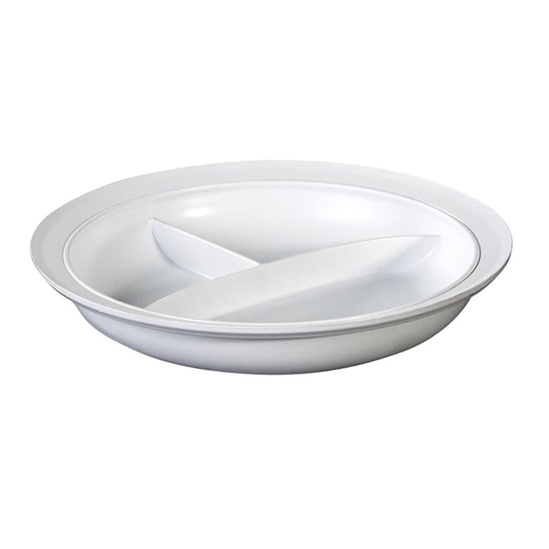Alimed 3 Compartment Divided Plate White - Item Detail - Alimed